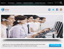 Tablet Screenshot of coderhyme.com